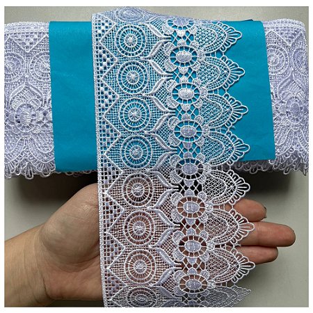 Renda Guipir CHL 582 Branco 100mm Por Metro
