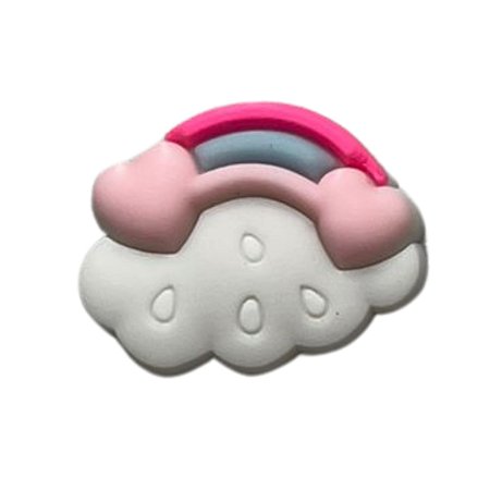 Aplique de Silicone Nuvem 26mm x 20mm AS-212 Newz