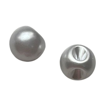 Botão de Noiva Branco Perolado 10mm Com 144 Unidades Nybc