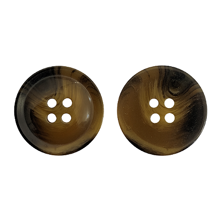 Botão Tartaruga 4 Furos 01471-21mm Tamanho 32 Com 144 Unidades Nybc