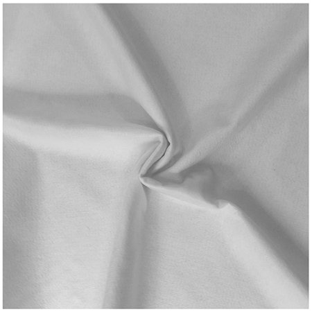 Feltro Colorido Liso Branco 50cm x 140cm Santa Fé