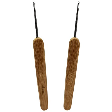 Agulha de Crochê Com Cabo de Bambu 1.75mm Nybc