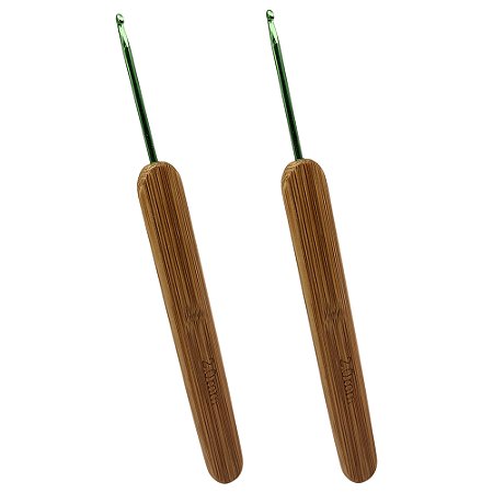 Agulha de Crochê Com Cabo de Bambu 2.0mm Nybc