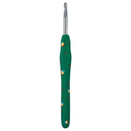 Agulha de Crochê Soft Páscoa Cabo Emborrachado 4,5mm Círculo