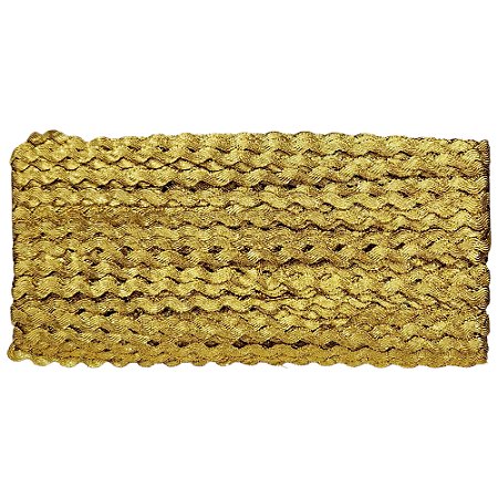 Sianinha Metalizada Ouro 6mm Com 50 Metros NYBC
