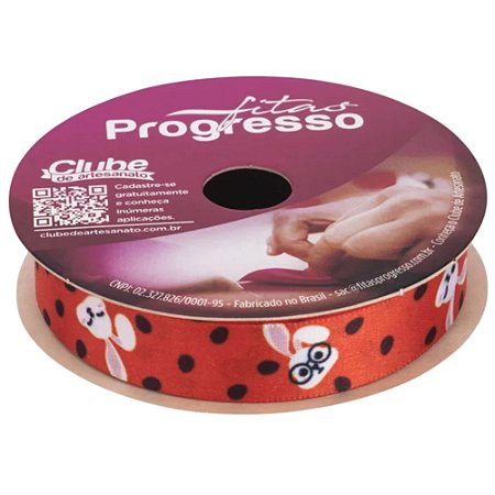 Fita de Cetim 15mm Páscoa Cor 50 ECF 003TR Com 10 Metros Progresso