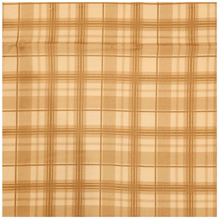 Tecido Tricoline Xadrez Mostarda Ref V179 50cm x 150cm Peripan
