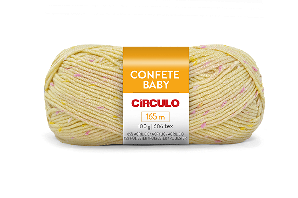 Fio Confete Baby Cor 1114 Com 165 Metros Círculo