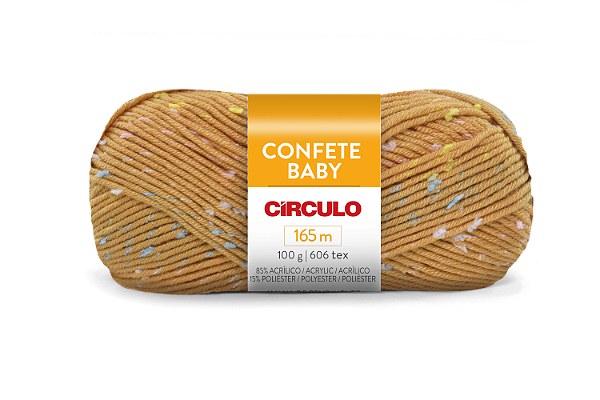 Fio Confete Baby Cor 1988 Com 165 Metros Círculo