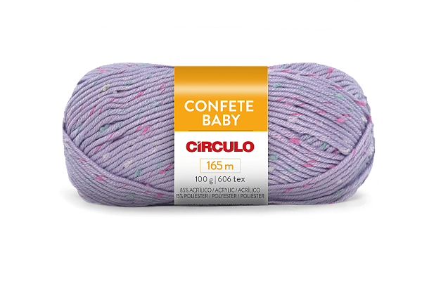 Fio Confete Baby Cor 6140 Com 165 Metros Círculo