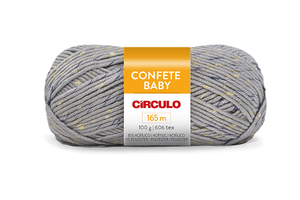 Fio Confete Baby Cor 7682 Com 165 Metros Círculo