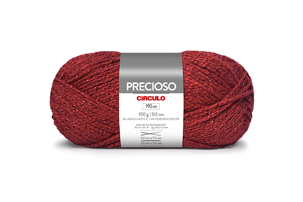 Fio Precioso Cor 3352 Paixão Inspiradora Com 195 Metros Círculo