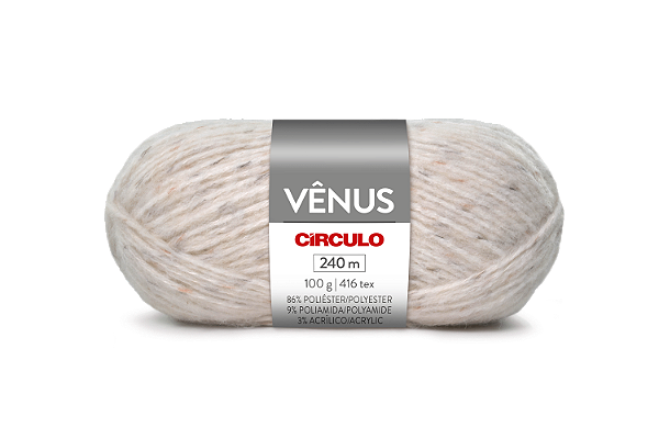 Fio Vênus 100g Cor 8176 Com 240 Metros Círculo