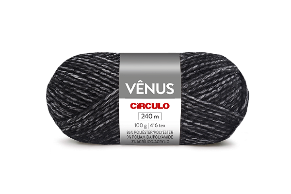 Fio Vênus 100g Cor 9016 Com 240 Metros Círculo