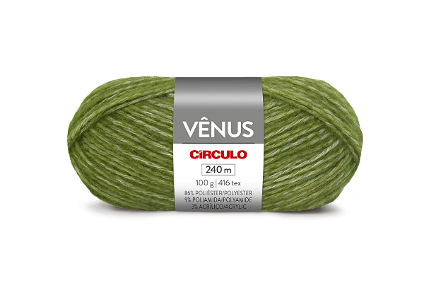Fio Vênus 100g Cor 9486 Com 240 Metros Círculo
