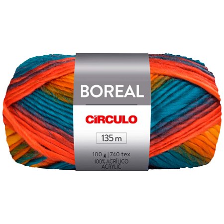 Fio Lã Boreal 100g Cor 9314 Com 135 Metros Círculo