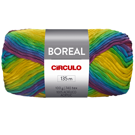 Fio Lã Boreal  100g Cor 9905 Com 135 Metros Círculo