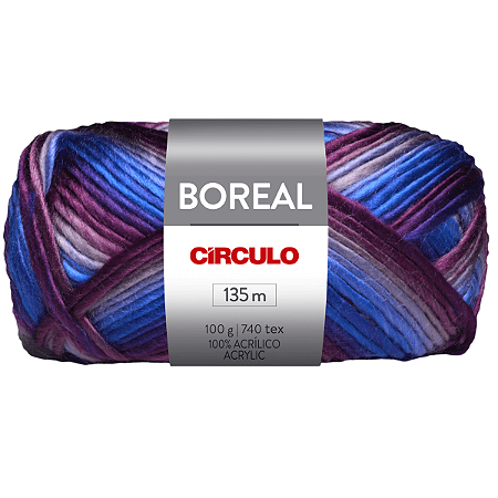 Fio Lã Boreal 100g Cor 9553 Com 135 Metros Círculo