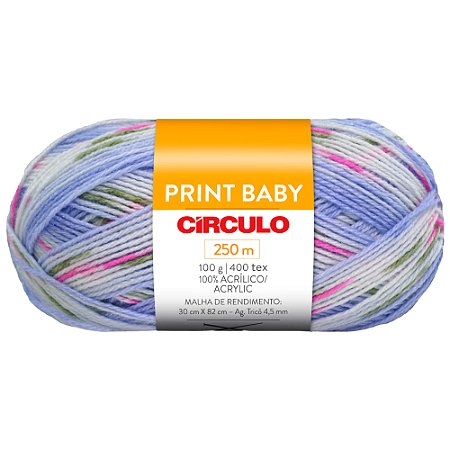 Fio Print Baby Cor 9714 Com 250 Metros Círculo