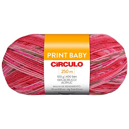 Fio Print Baby Cor 9729 Com 250 Metros Círculo