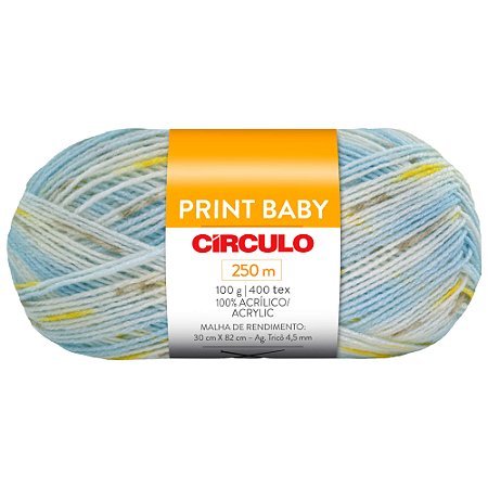 Fio Print Baby Cor 9737 Com 250 Metros Círculo