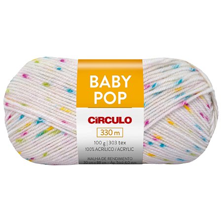 Fio Baby Pop Cor 8036 Com 330 Metros Círculo