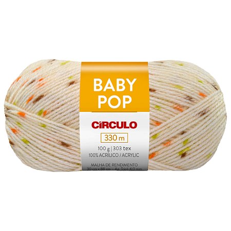 Fio Baby Pop Cor 8040 Com 330 Metros Círculo