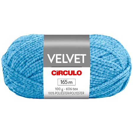 Fio Velvet Cor 541 Enseada Com 165 Metros 100g Círculo