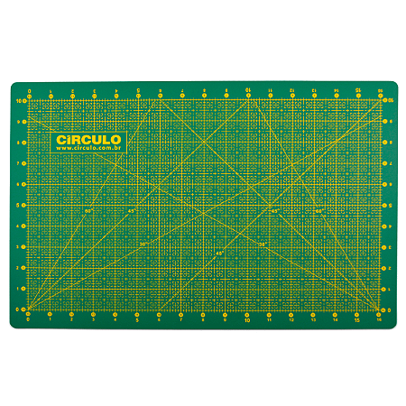 Base de Corte Dupla Face Verde 30cm x 45cm Círculo