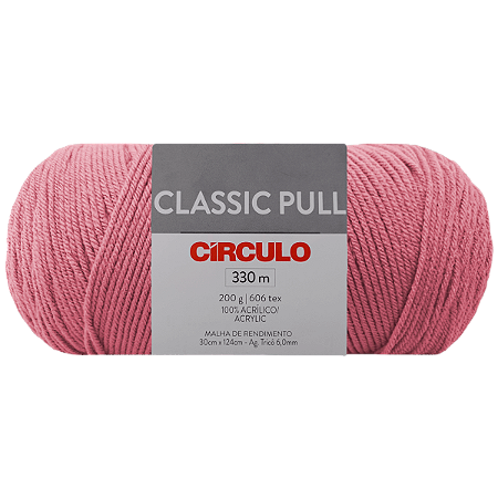 Fio Classic Pull Cor 3753 Com 330 Metros 100% Acrílico Círculo