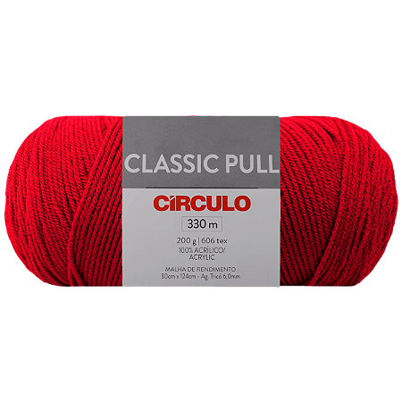 Fio Classic Pull Cor 3955 Com 330 Metros 100% Acrílico Círculo