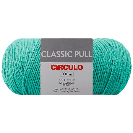 Fio Classic Pull Cor 5575 Com 330 Metros 100% Acrílico Círculo