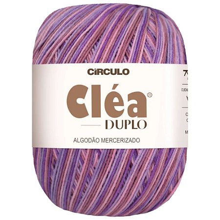 Linha Cléa Duplo Cor 9921 Frapê de Uva 150g Com 508 Metros Círculo