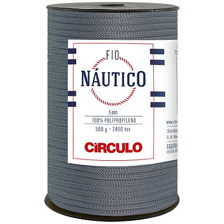 Fio Náutico 5mm Cor 8065 Granizo Com 208 Metros Círculo