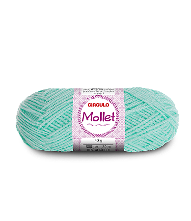 Fio Mollet 100gr Acrílico Cor 0550 Verde Candy com 200 Metros Círculo