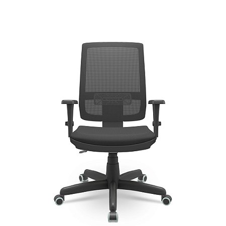 Cadeira Brizza Presidente 3D PP Backplax Plaxmetal