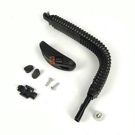 Suporte de Encosto Para Cadeira Giratória Preto Frisokar
