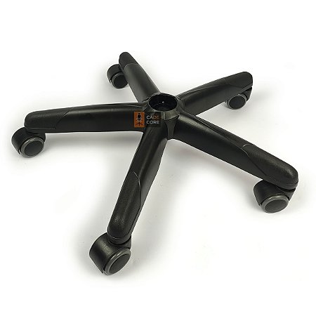 Estrela em Aço Plaxmetal Secretária Executiva Rodizios Silicone PU 50mm