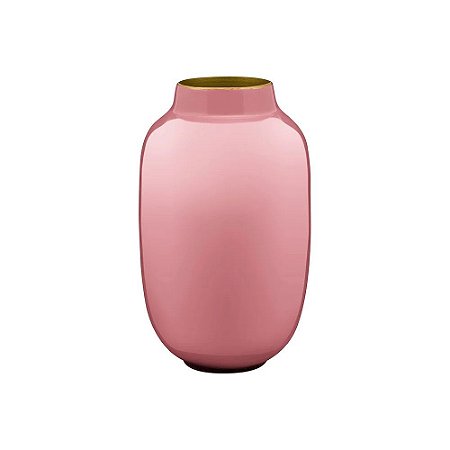 Mini Vaso de Metal Oval Old Pink - Home Accessories