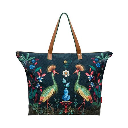Bolsa de Praia Flirting Birds Azul - Bags Collection