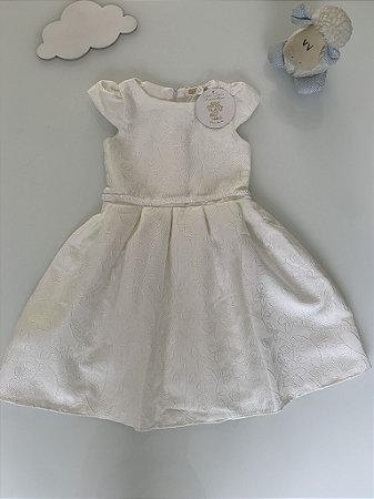 Vestido Off-White Petit Cherie