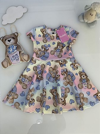 Vestido Ursos Kukiê