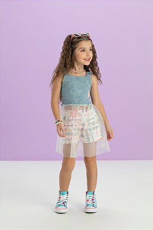 Conjunto Blusa e Shorts Málagah