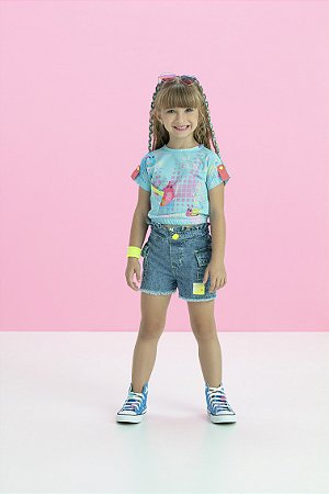 Conjunto Blusa e Shorts Málagah