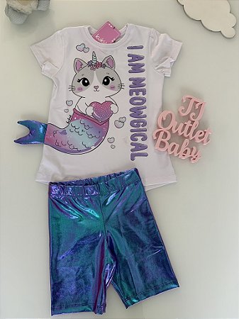 Conjunto Blusa e Shorts Kukiê