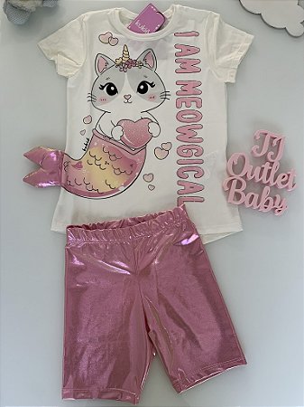Conjunto Blusa e Shorts Kukiê