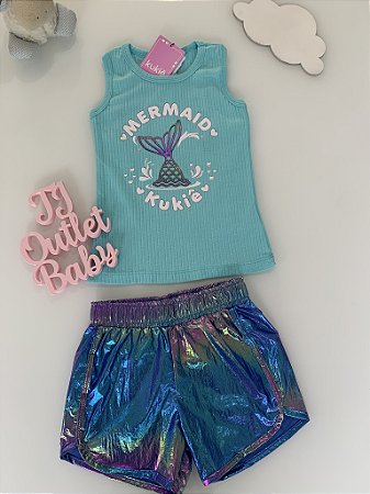Conjunto Regata e Shorts Kukiê