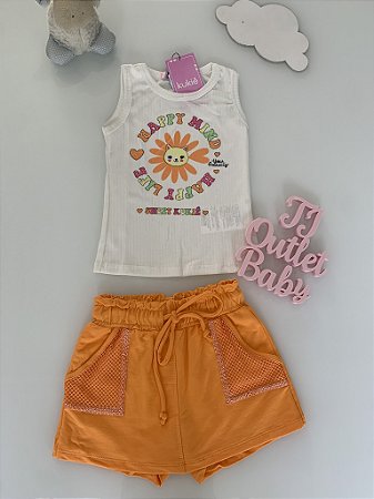 Conjunto Blusa e Shorts Saia Kukiê
