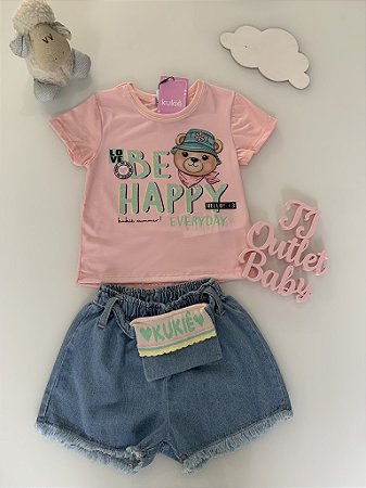 Conjunto Blusa e Shorts Kukiê