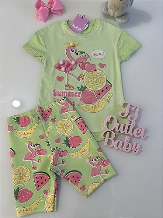 Conjunto Blusa e Shorts Kukiê